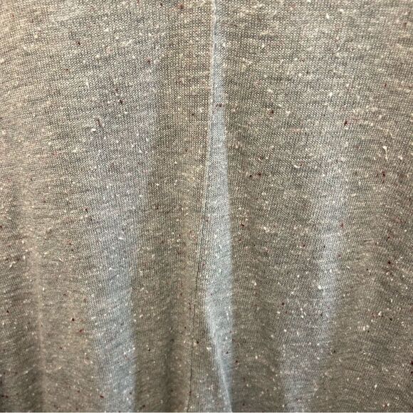 Caslon V-Neck Sweater Size Large Grey White & Purple Speckles Alpaca/Wool Blend - Picture 8 of 16